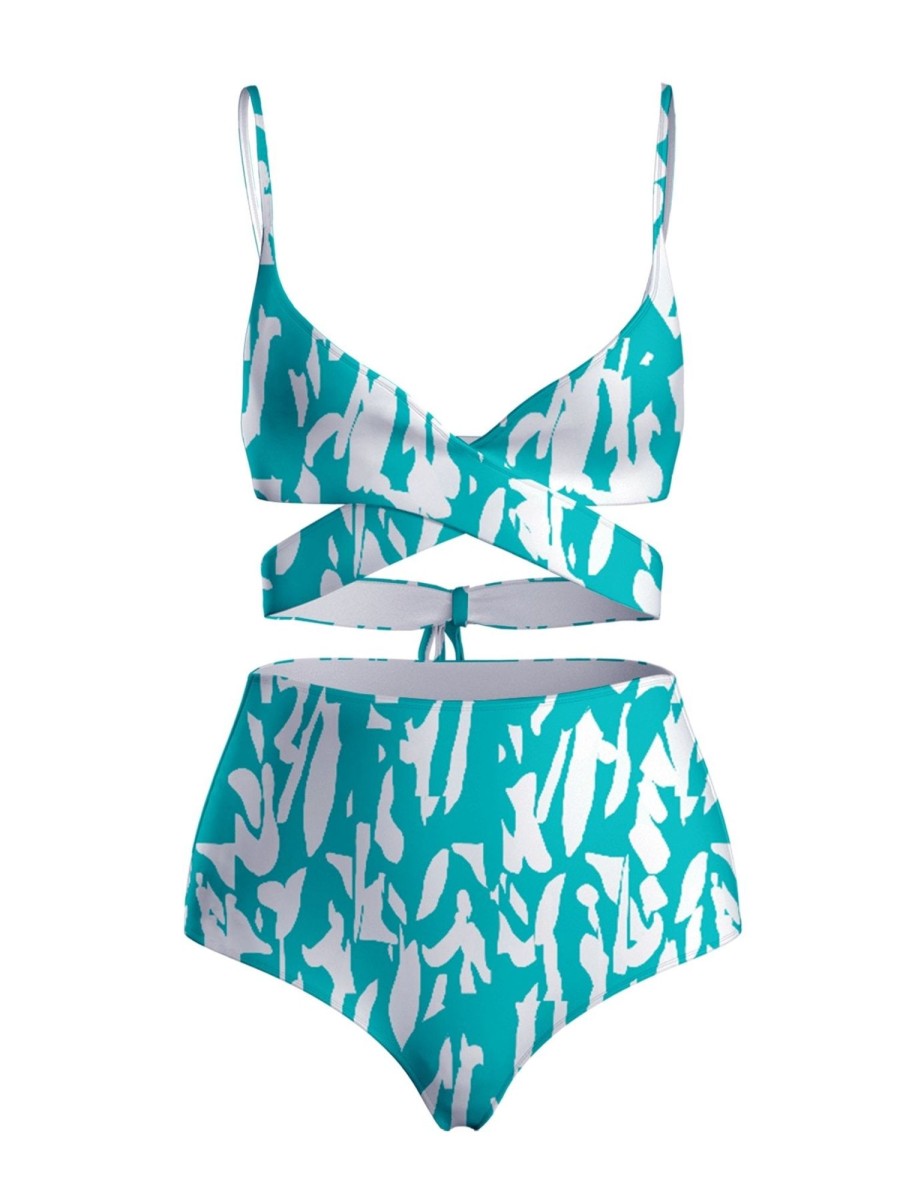 Clothing diarrablu | Idya Swimsuit - Playa Aqua