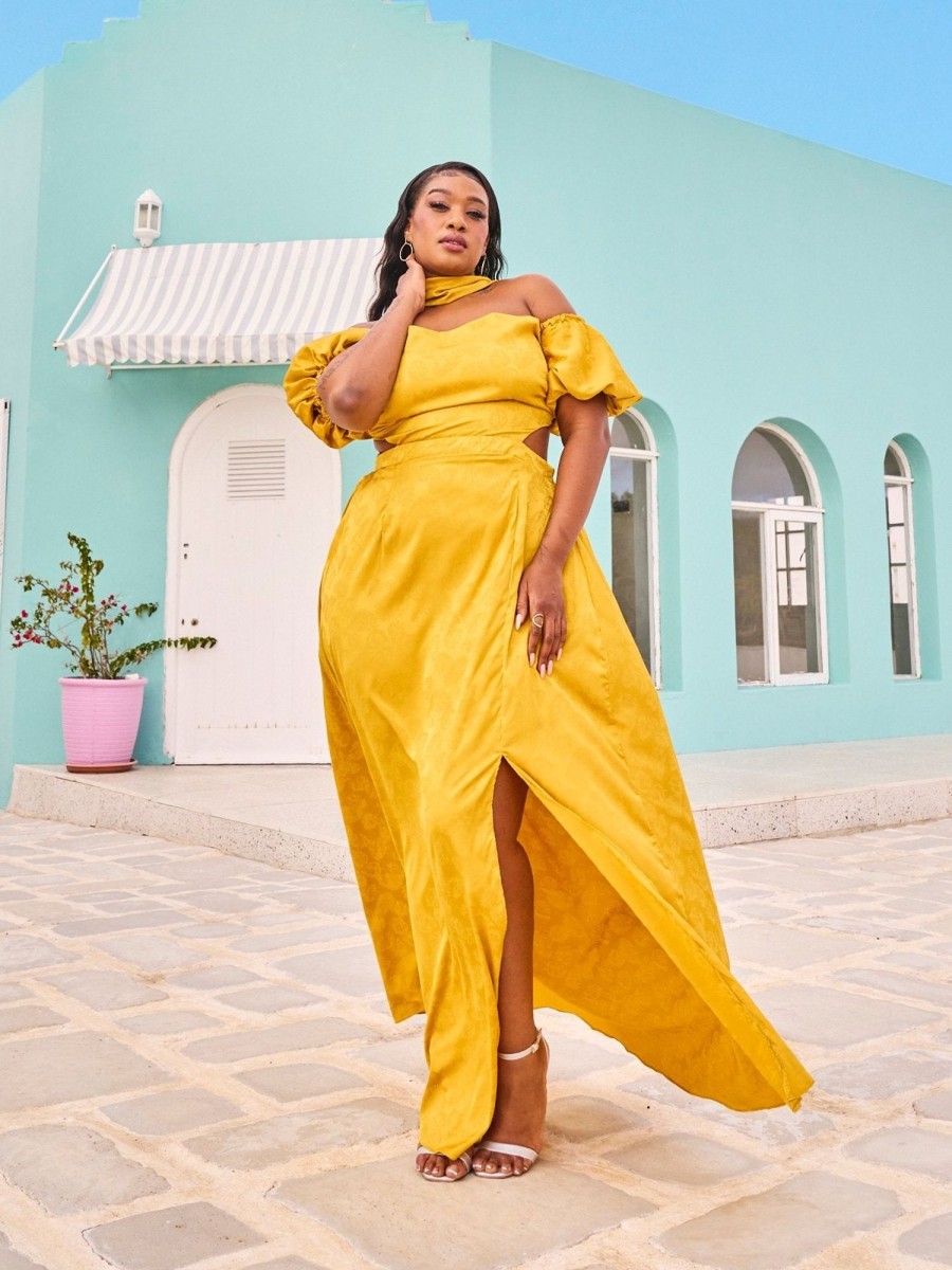 Clothing diarrablu | Neni Dress - Zeen Mustard