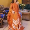 Clothing diarrablu | Satu Dress - Palms Orange